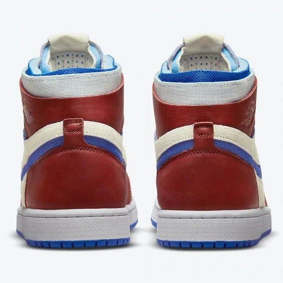 NEW AIR JORDAN 1 ZOOM Air CMFT “TEAM RED” Shoes - Picture 6 of 8